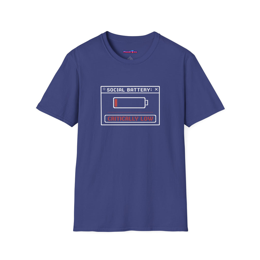 "Social Battery: Critically Low" T‑Shirt