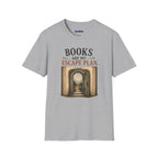 "Books Are My Escape Plan." Book Portal T-Shirt