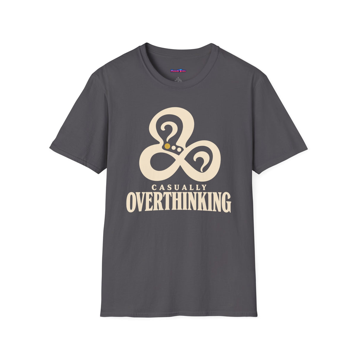 “Casually Overthinking” Thought Loops T-Shirt