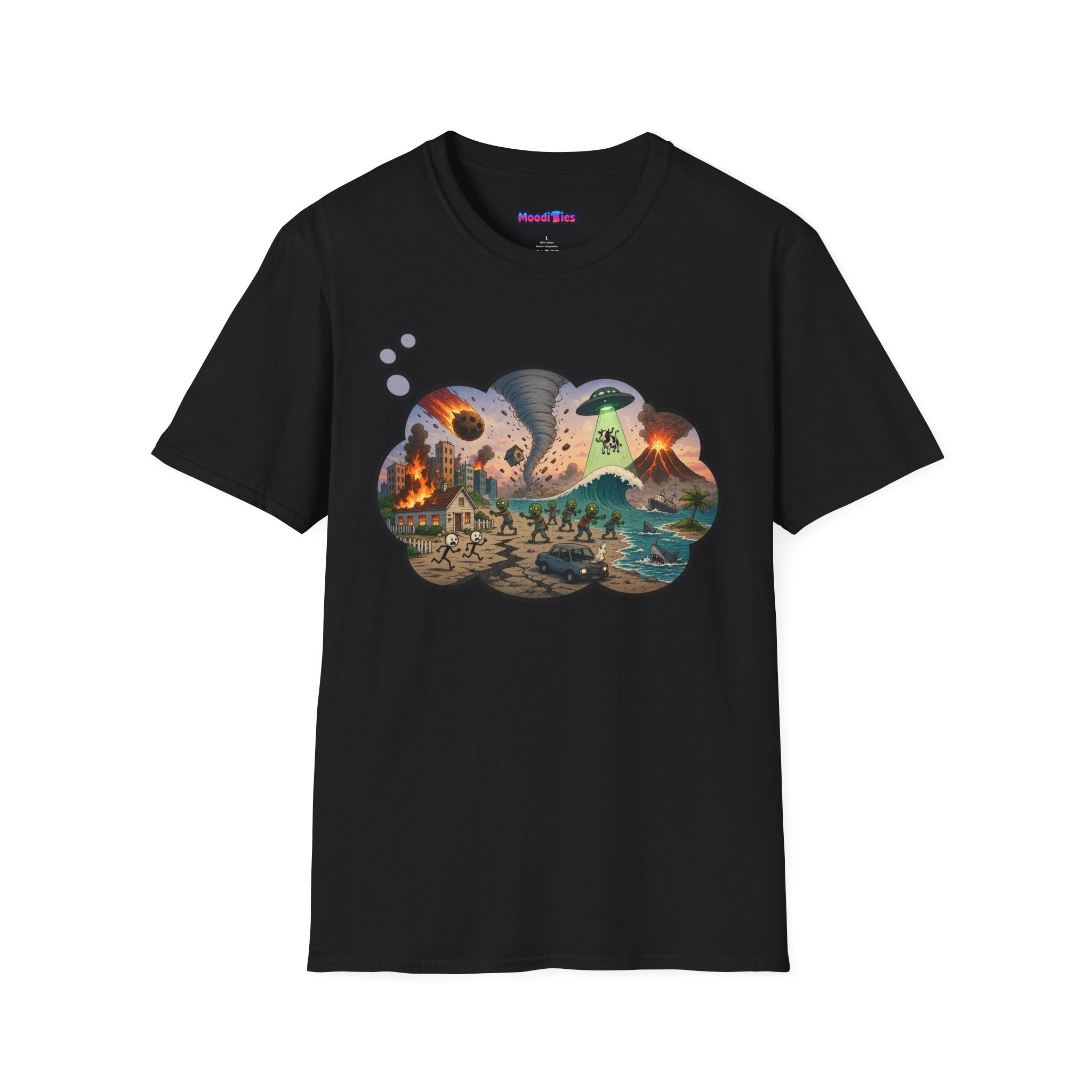 "End of the World, Day 2" Anxiety Thought Bubble T-Shirt