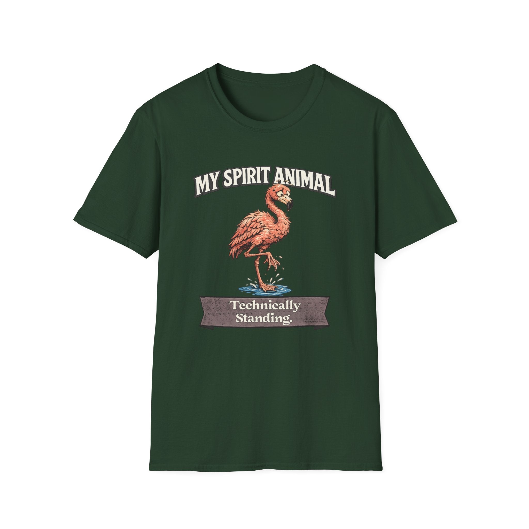 "My Spirit Animal: Flamingo (Technically Standing)" T-Shirt