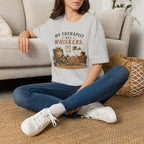 "My Therapist Has Whiskers." Therapy Cat T-Shirt