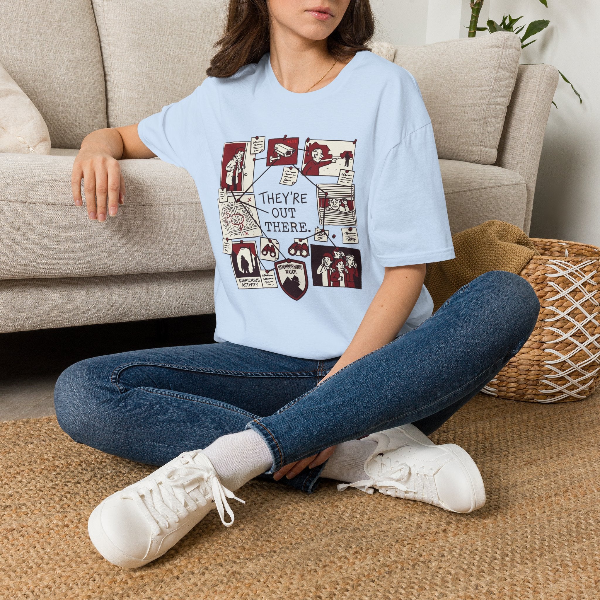 "They're Out There" Neighborhood Watch T-Shirt