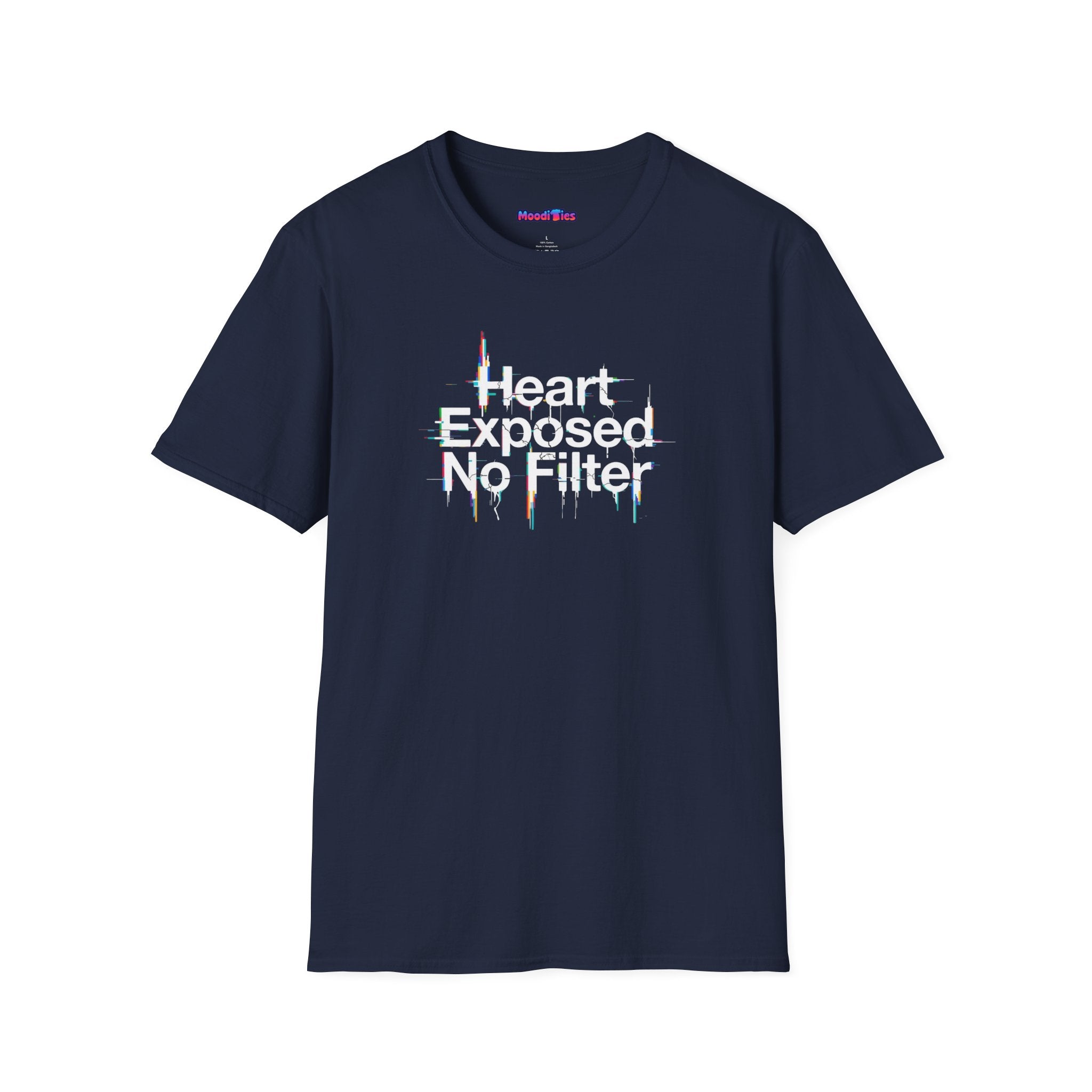 "Heart Exposed No Filter" Graphic T-Shirt