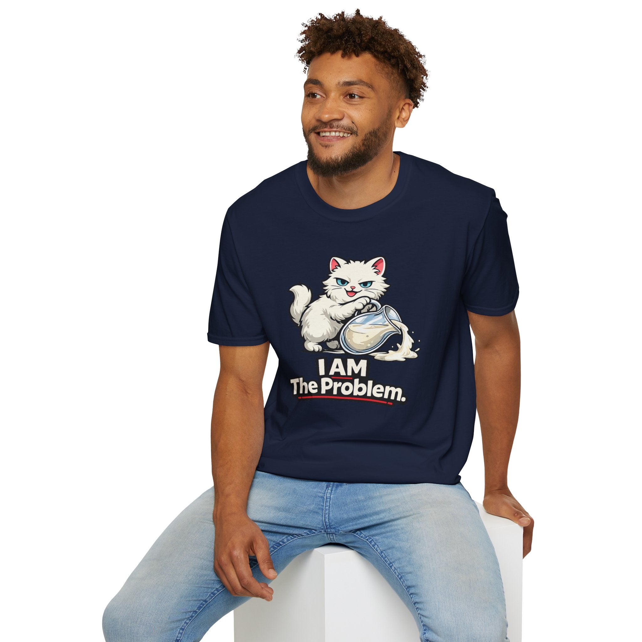 "I AM The Problem" Cat That Got the Cream T-Shirt