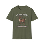 "My Spirit Animal: Deer (This Feels Unsafe)" T-Shirt
