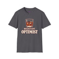 “Reluctant Optimist” Glass Half Whiskey T-Shirt