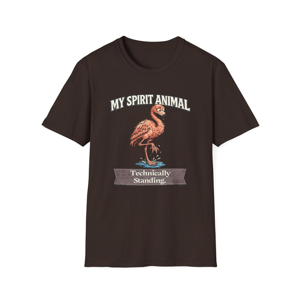 "My Spirit Animal: Flamingo (Technically Standing)" T-Shirt