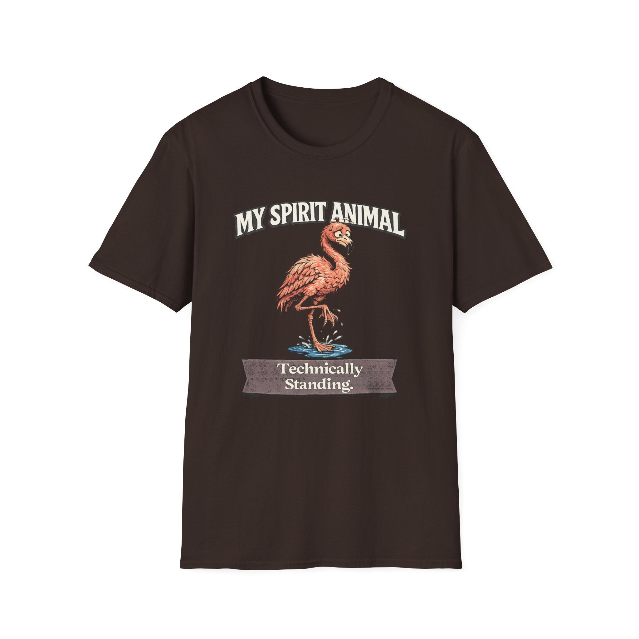 "My Spirit Animal: Flamingo (Technically Standing)" T-Shirt