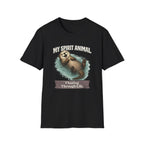 "My Spirit Animal: Otter (Floating Through Life)" T-Shirt