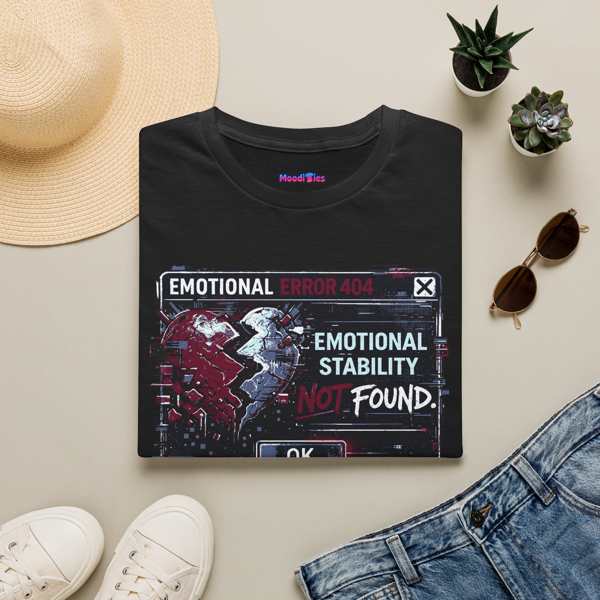 "Emotional Error 404: Emotional Stability Not Found" T-Shirt
