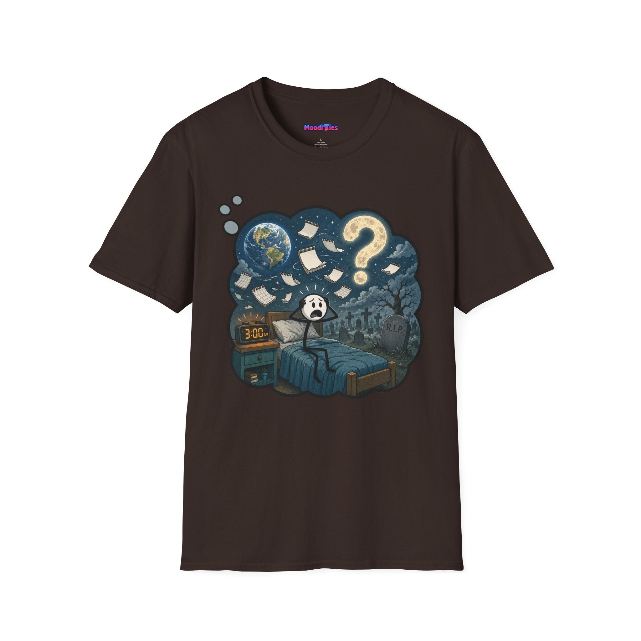 3 A.M. Anxiety Thought Bubble T-Shirt