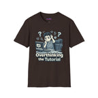 "Overthinking the Tutorial" Gamer Graphic T‑Shirt