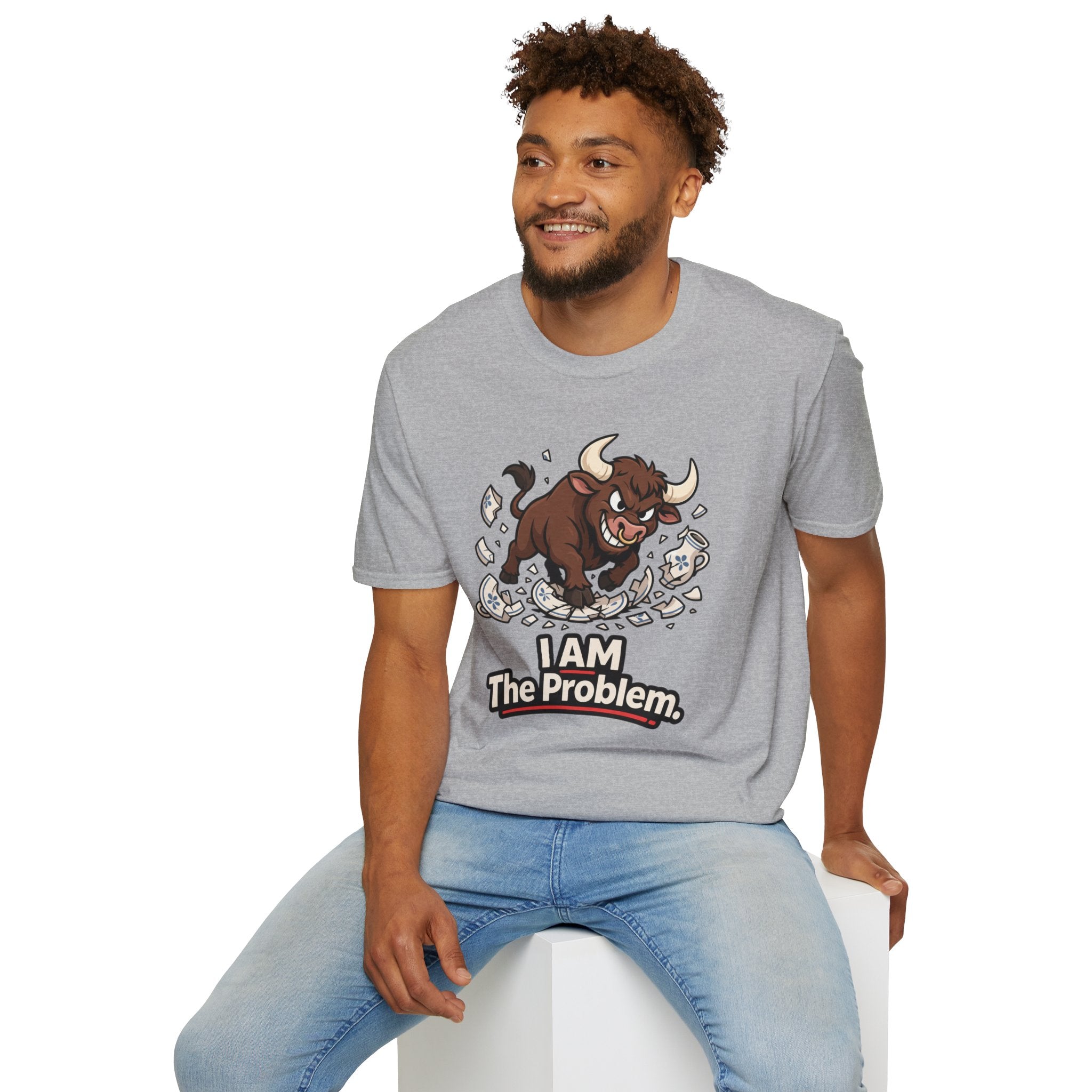 "I AM The Problem" Bull in China Shop T-Shirt