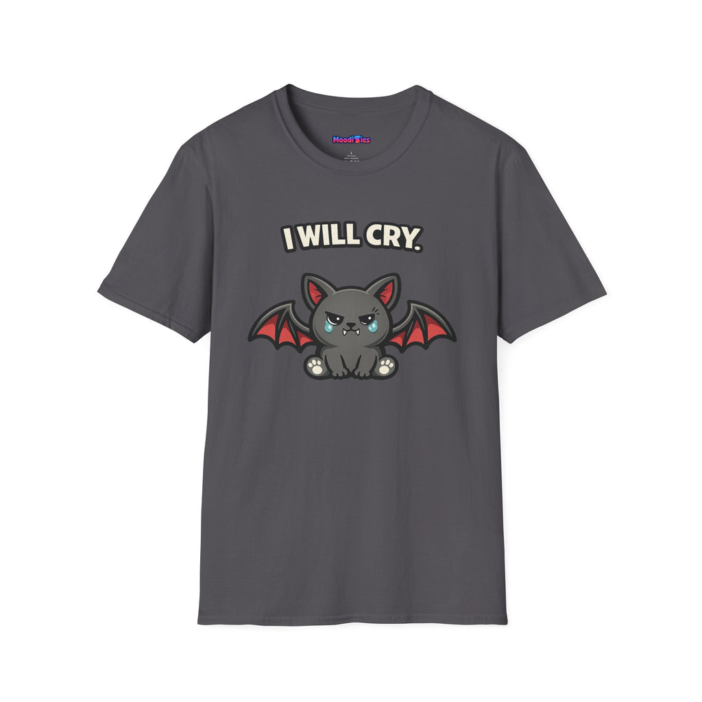 "I Will Cry" Kawaii Baby Bat T-Shirt