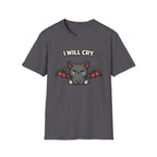 "I Will Cry" Kawaii Baby Bat T-Shirt