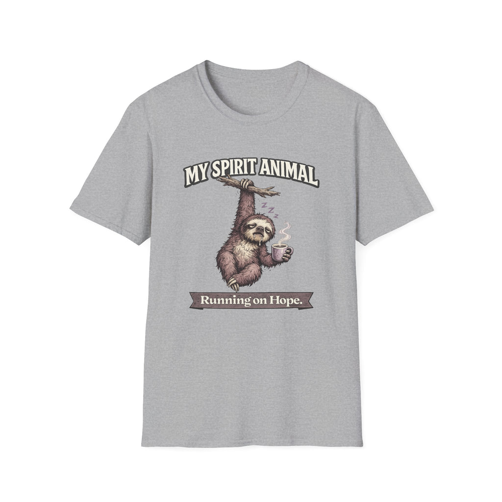 "My Spirit Animal: Sloth (Running on Hope)" T-Shirt