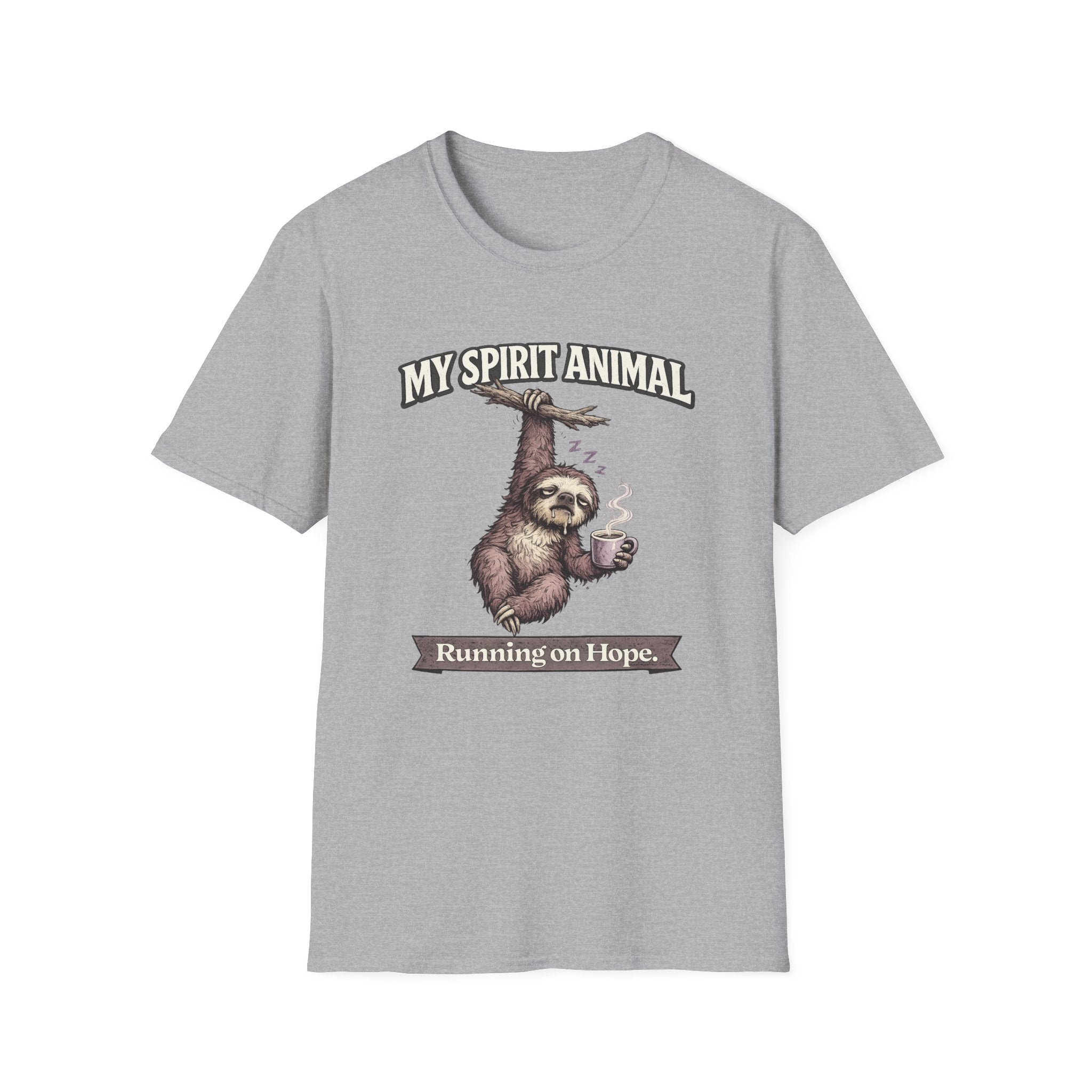 "My Spirit Animal: Sloth (Running on Hope)" T-Shirt