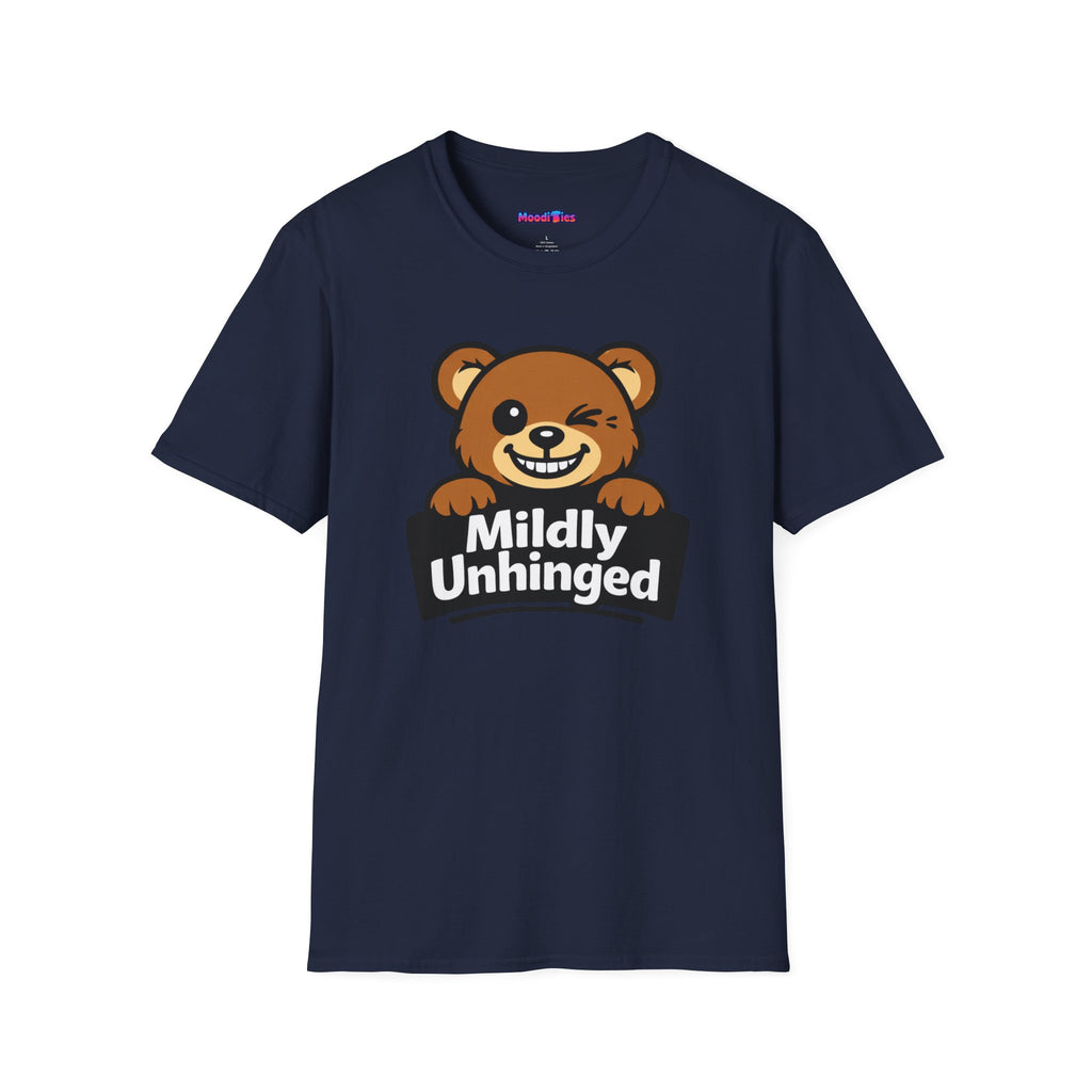 "Mildly Unhinged" Bear T-Shirt