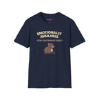 "Emotionally Available (For Capybaras Only)” Capybara T-Shirt