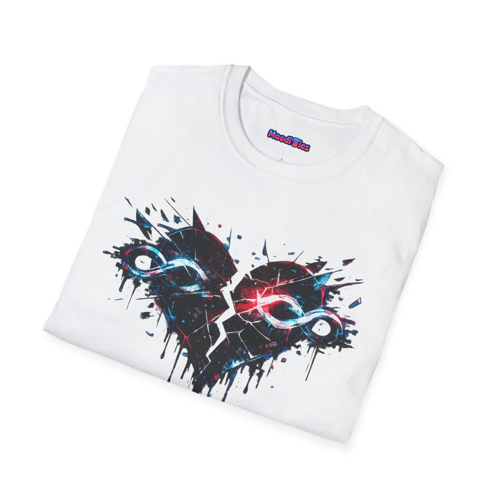 Broken Infinity Heart Graphic T-Shirt