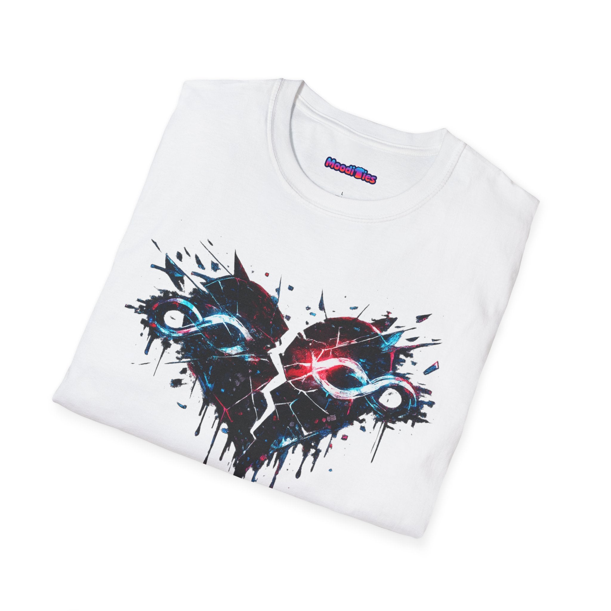 Broken Infinity Heart Graphic T-Shirt