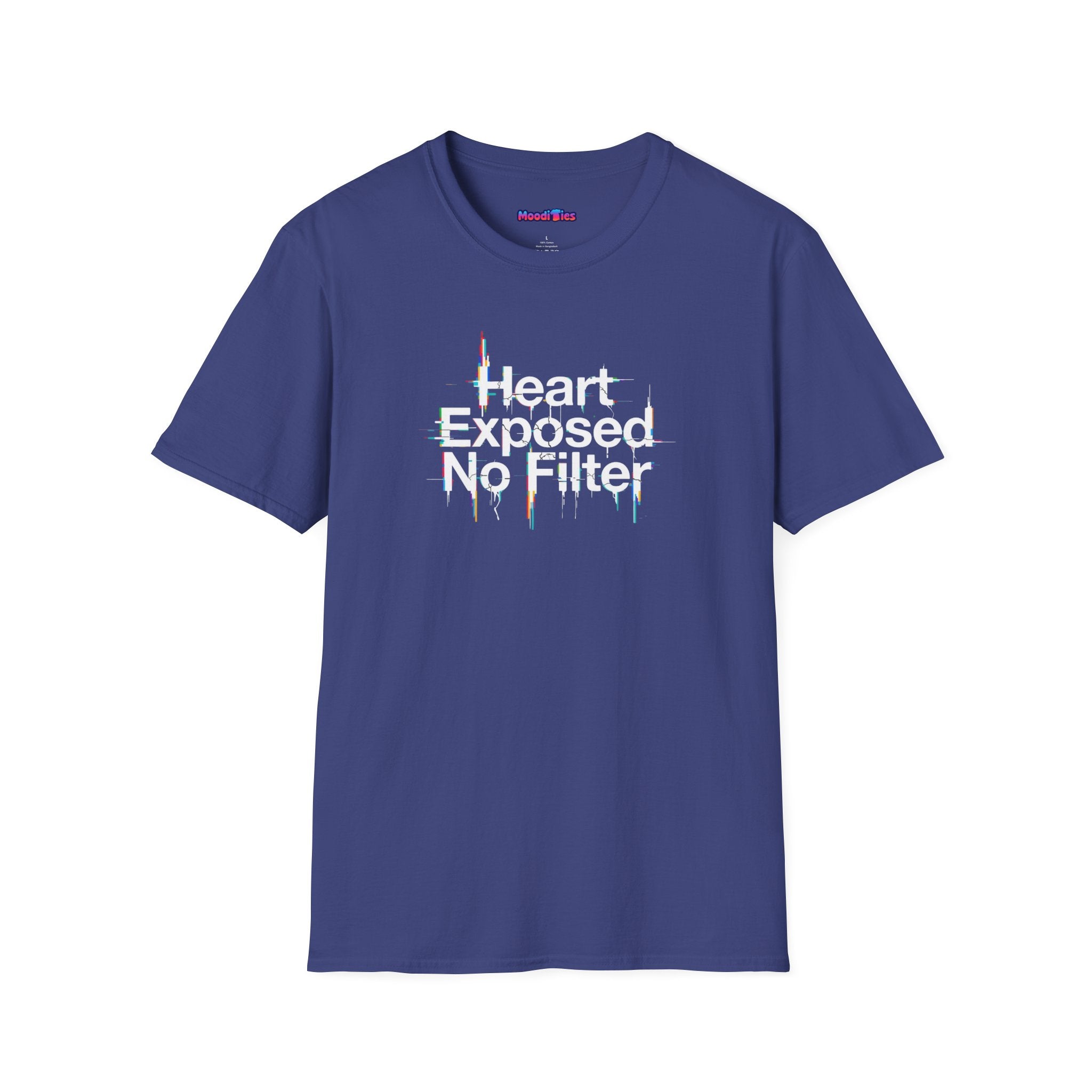 "Heart Exposed No Filter" Graphic T-Shirt