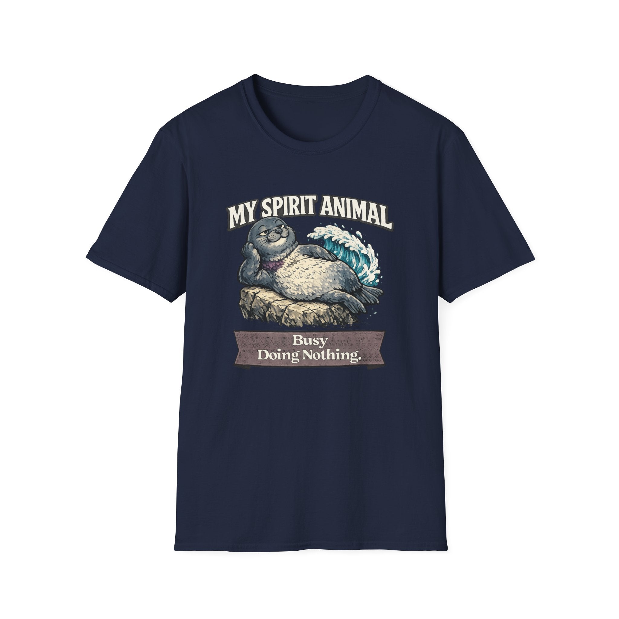 "My Spirit Animal: Seal (Busy Doing Nothing)" T-Shirt