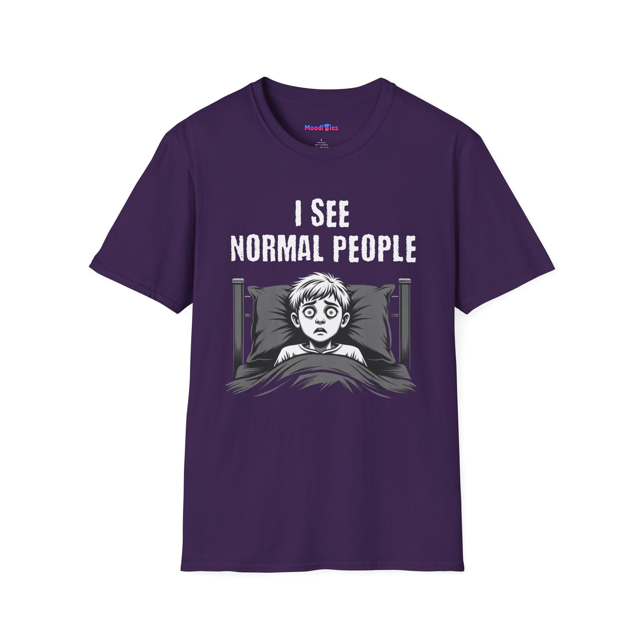 "I See Normal People" Spooked Boy T-Shirt