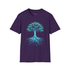 Digital Tree of Life (Blue) Graphic T-Shirt