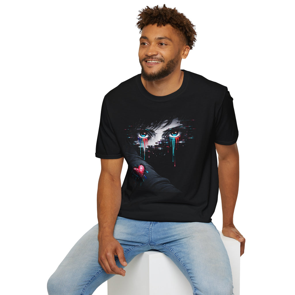 Broken Heart on Sleeve Graphic T-Shirt