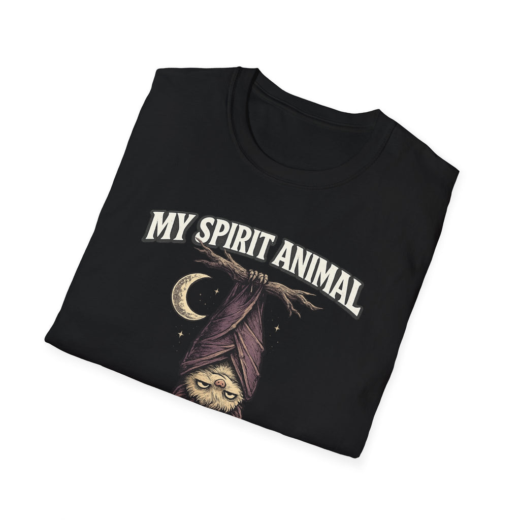 "My Spirit Animal: Bat (I'll Come Out Later)" T-Shirt