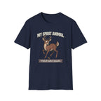 "My Spirit Animal: Deer (This Feels Unsafe)" T-Shirt