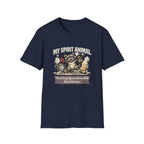 "My Spirit Animal: Raccoon (Making Questionable Decisions)" T-Shirt