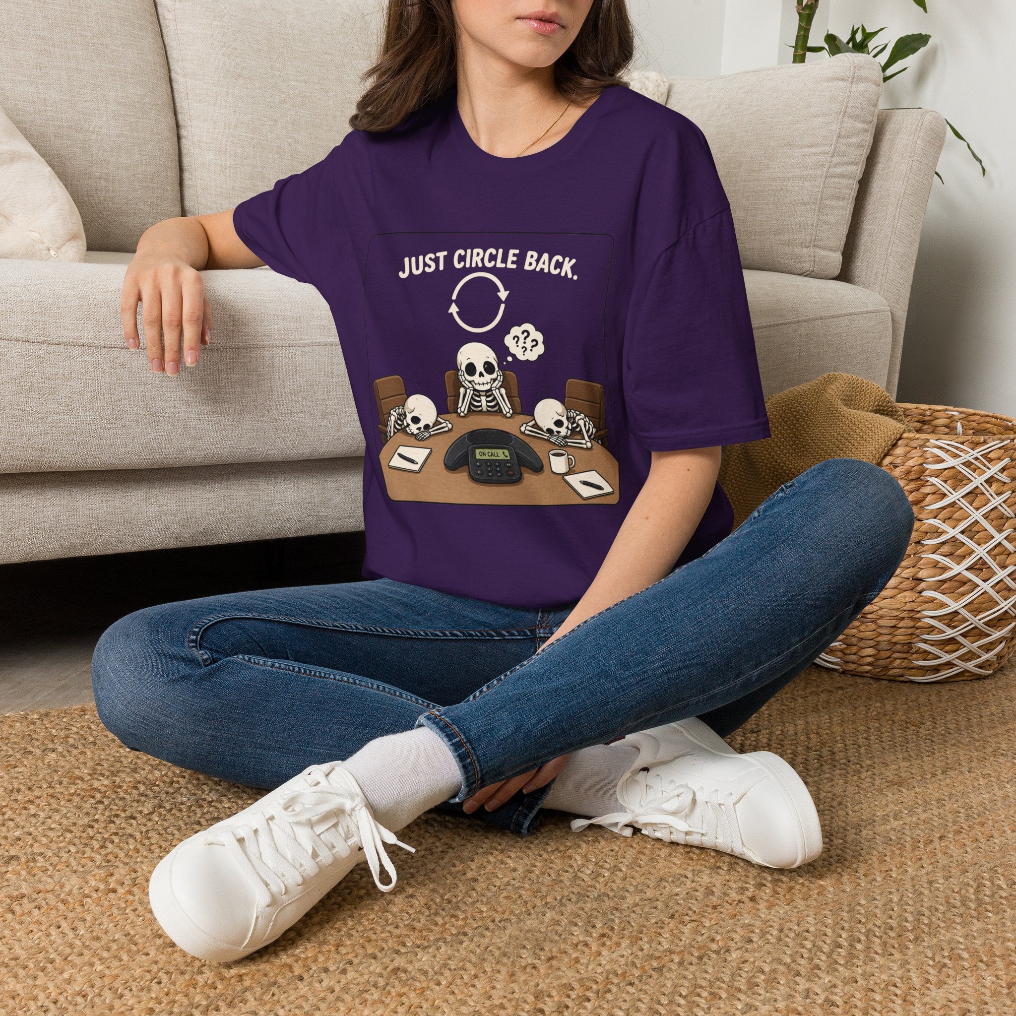 "Just Circle Back" Eternal Meeting T-Shirt