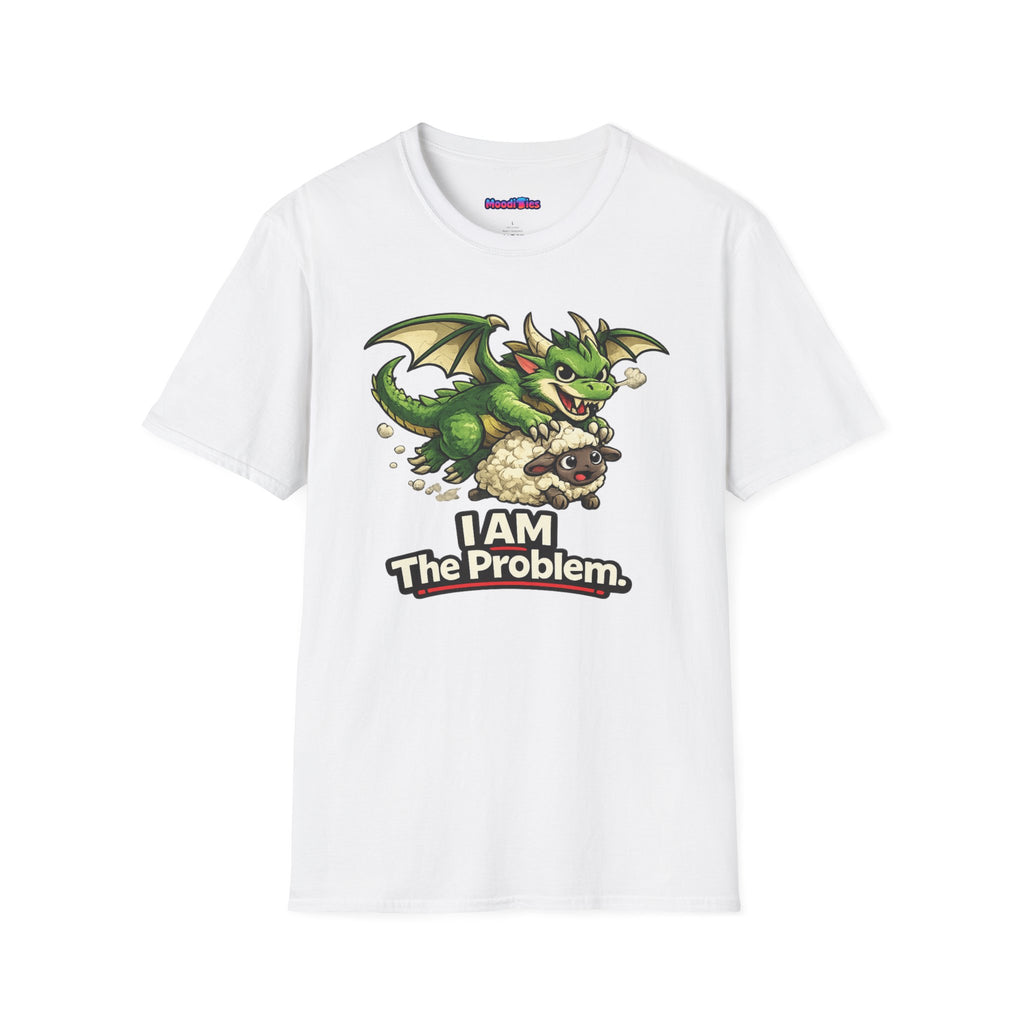 "I AM The Problem" Dragon Stealing Sheep T-Shirt