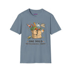 "One Mild Inconvenience Away" Exploding Grocery Bag T-Shirt