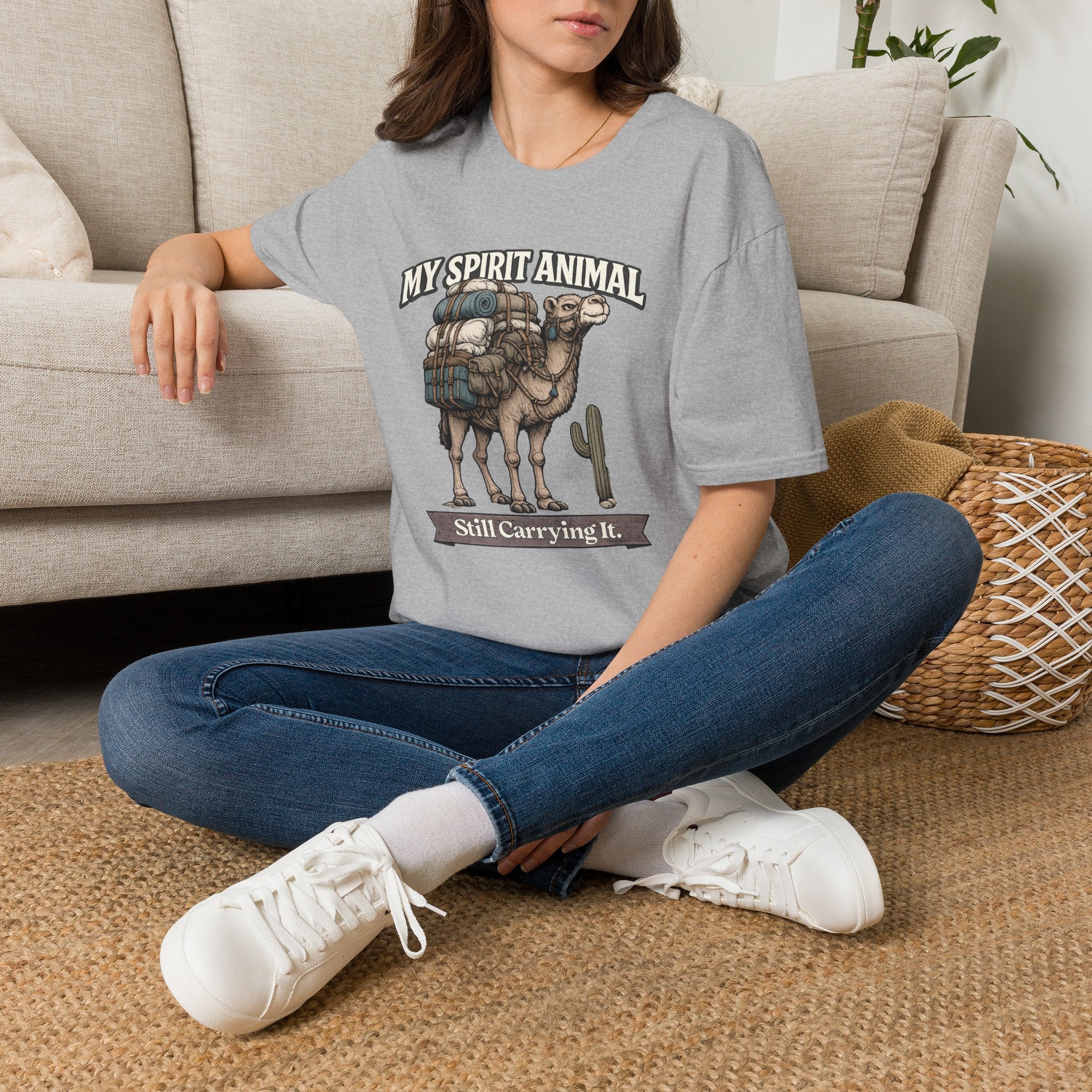 "My Spirit Animal: Camel (Still Carrying It)" T-Shirt