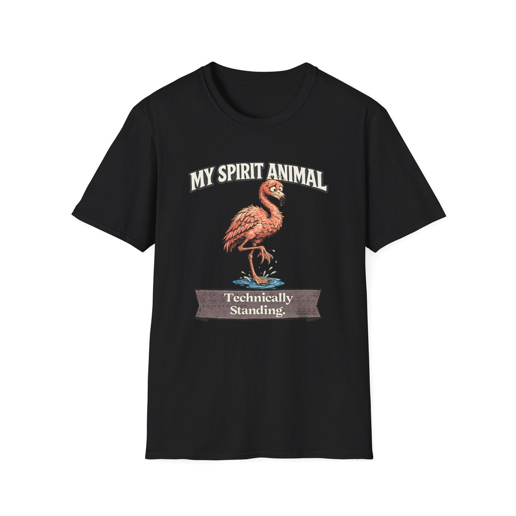 "My Spirit Animal: Flamingo (Technically Standing)" T-Shirt