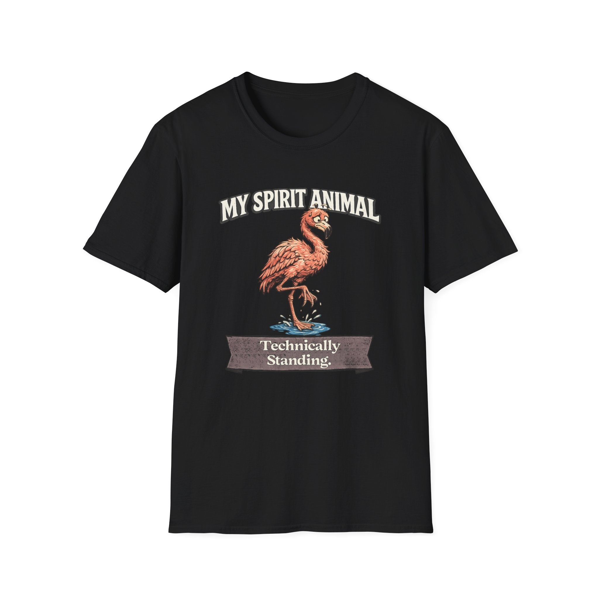 "My Spirit Animal: Flamingo (Technically Standing)" T-Shirt