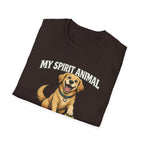 "My Spirit Animal: Dog (I'm So Happy You're Here)" T-Shirt