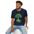 Digital Tree of Life (Green) Graphic T-Shirt