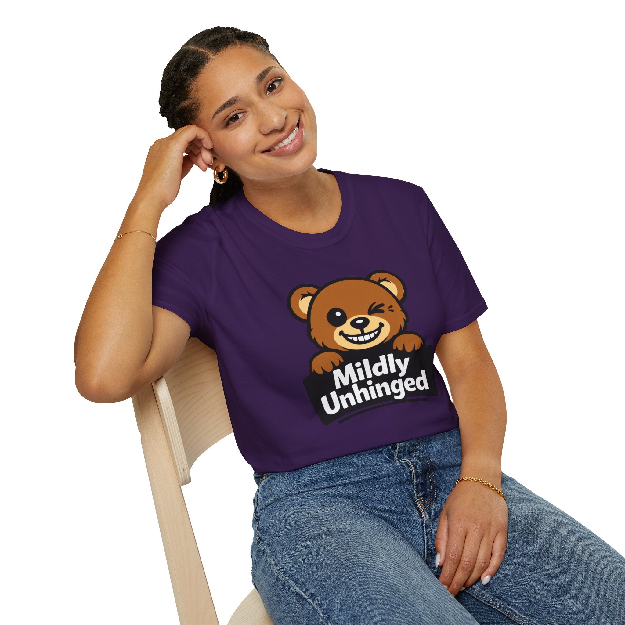 "Mildly Unhinged" Bear T-Shirt