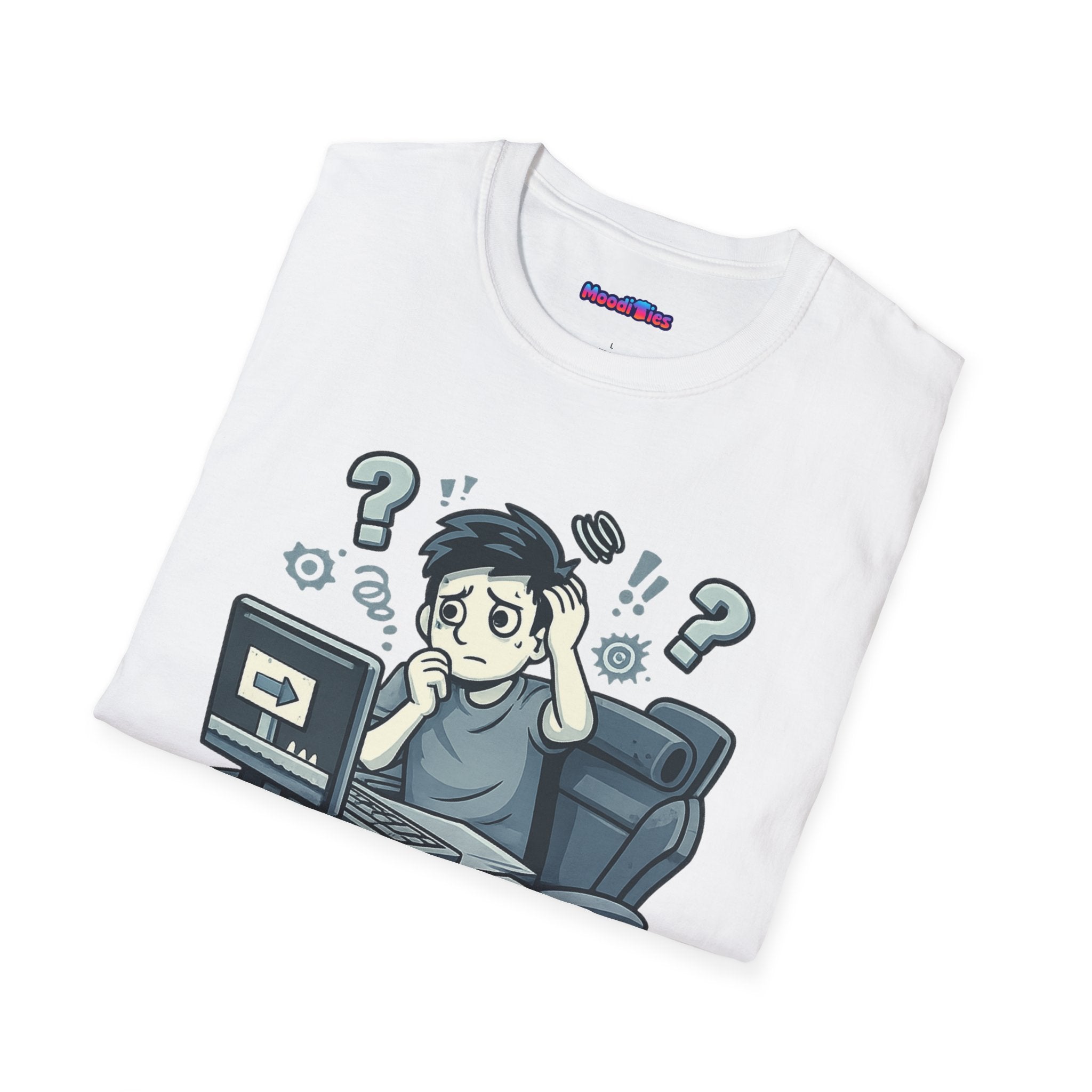 "Overthinking the Tutorial" Gamer Graphic T-Shirt