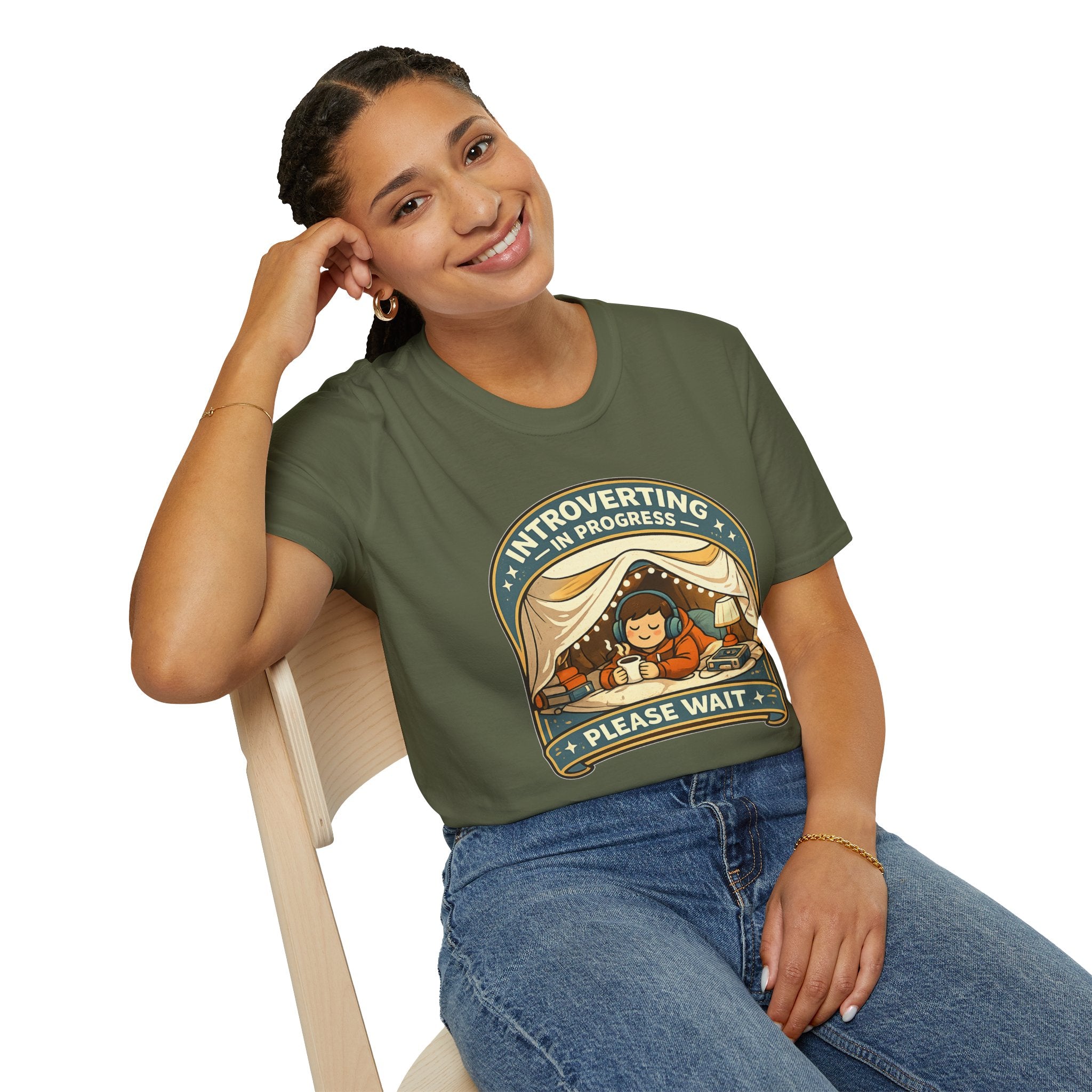 "Introverting In Progress, Please Wait" T-Shirt
