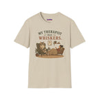 "My Therapist Has Whiskers." Therapy Cat T-Shirt