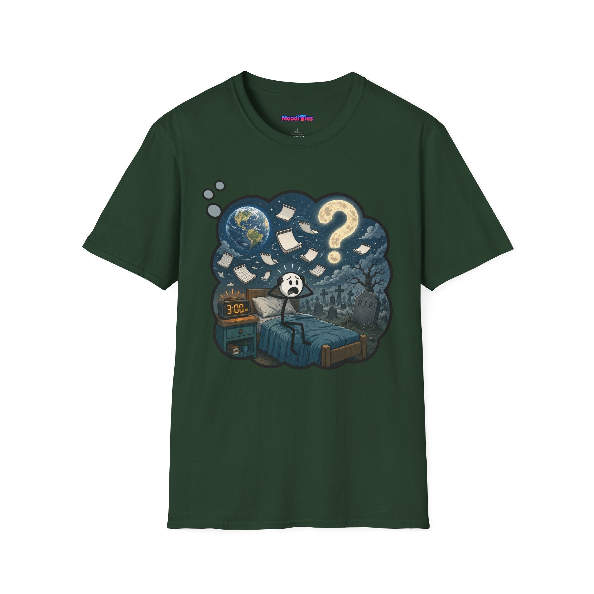 3 A.M. Anxiety Thought Bubble T-Shirt