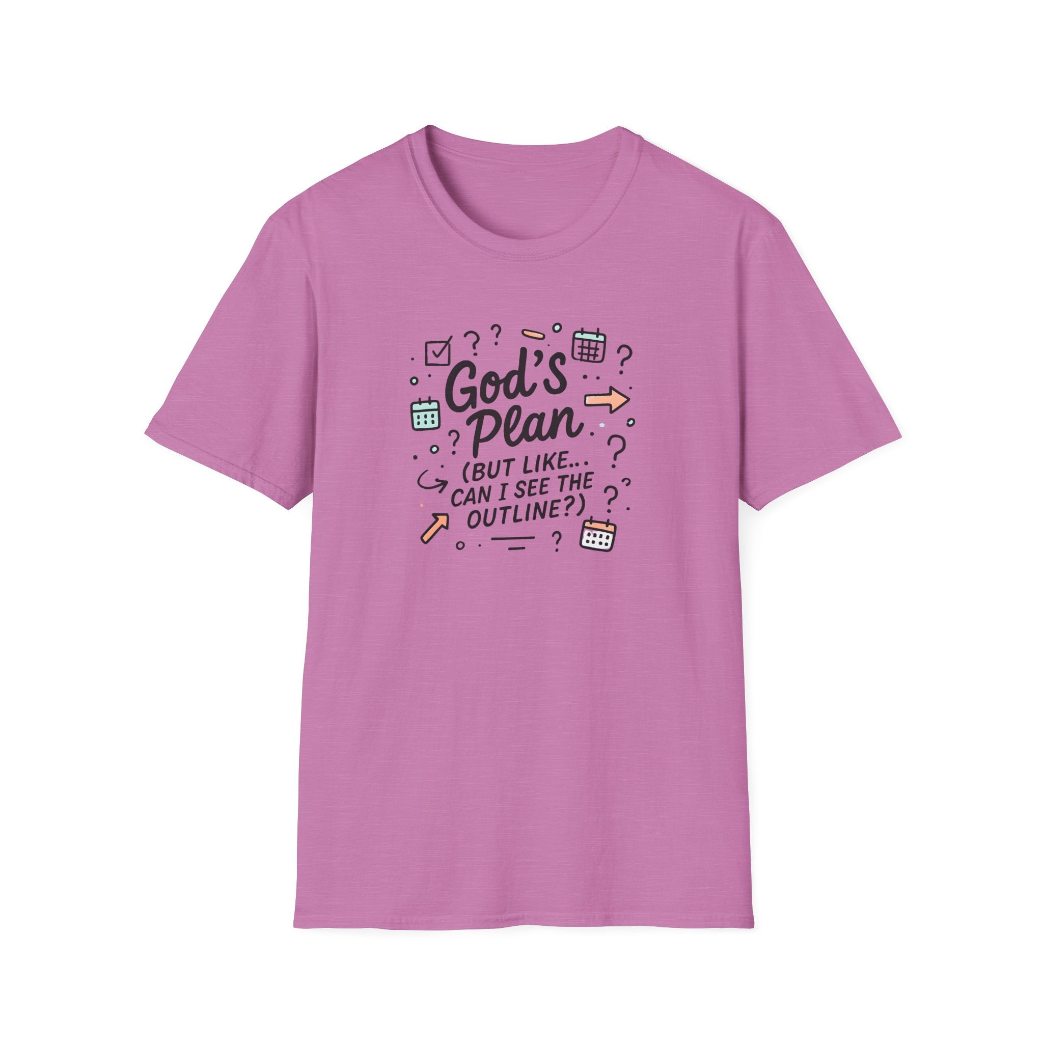 "God's Plan (But Like … Can I See The Outline?)" T-Shirt