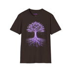 Digital Tree of Life (Purple) Graphic T-Shirt