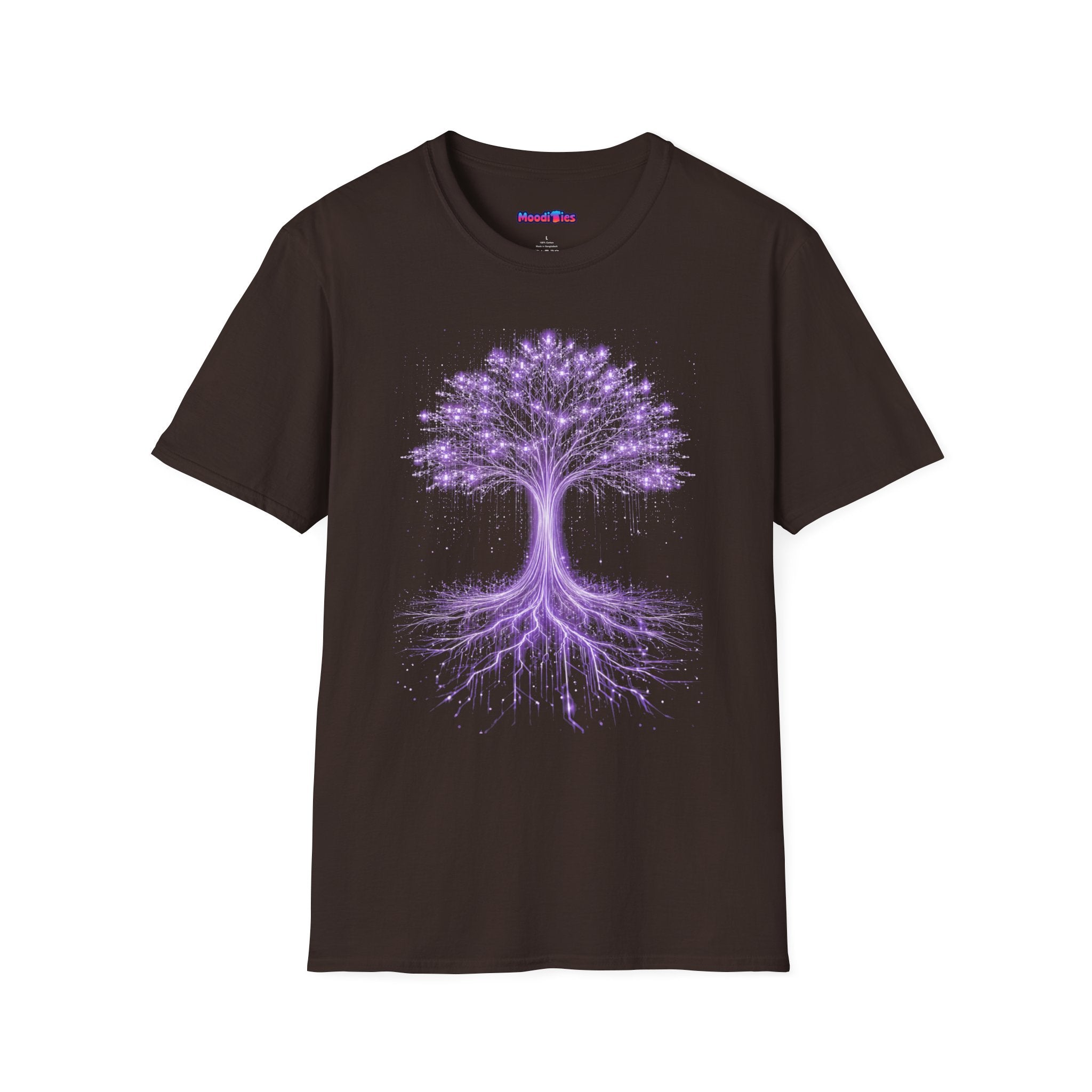 Digital Tree of Life (Purple) Graphic T-Shirt